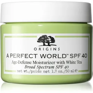 Origins A Perfect World™ SPF 40 Age-Defense Moisturizer With White Tea Feuchtigkeitsspendende Tagescreme SPF 40 50 ml