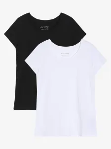 Orsay T-Shirt 2 Stk Schwarz