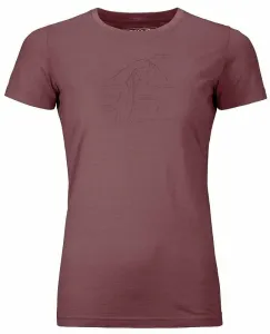Ortovox 120 Tec Lafatscher Topo T-Shirt W Mountain Rose S Outdoor T-Shirt