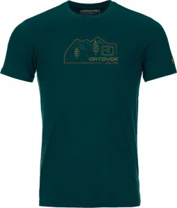 Ortovox 140 Cool Vintage Badge T-Shirt M Dark Pacific L T-Shirt