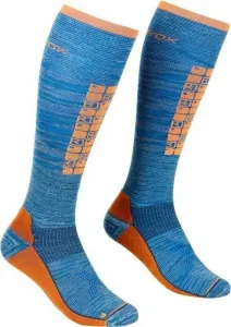Ortovox Ski Compression Long M Safety Blue 39-41 Ski Socken