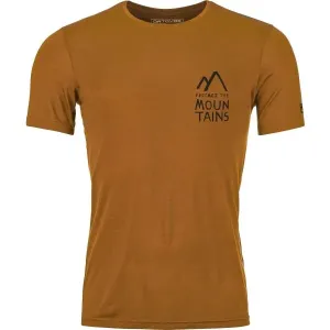 ORTOVOX 120 COOL TEC MTN DUO TS M Herrenshirt, orange, größe M