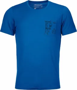 Ortovox Thermischeunterwäsche 185 Merino Way To Powder T-Shirt M Just Blue M