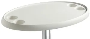 Osculati White oval table 762 x 457 mm #1049968