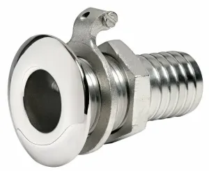 Osculati Skin fitting Stainless Steel with Hose Adaptor 1/2'' #1440487