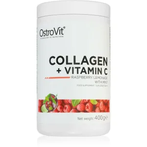 OstroVit Collagen + Vitamin C Gelenknährstoffe Geschmack Raspberry Lemonade with Mint 400 g
