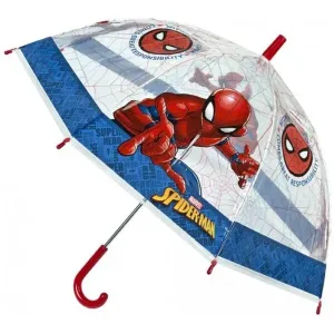Oxybag SPIDERMAN UMBRELLA Kinder Regenschirm, transparent, größe os