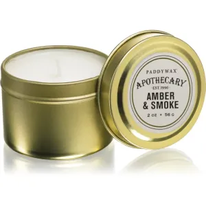 Paddywax Apothecary Amber & Smoke Duftkerze in blechverpackung 56 g