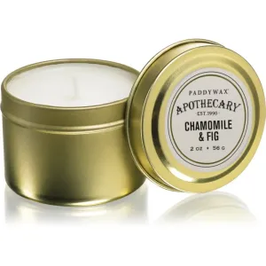 Paddywax Apothecary Chamomile & Fig Duftkerze in blechverpackung 56 g