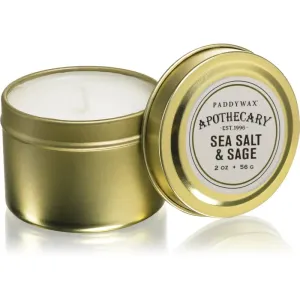 Paddywax Apothecary Sea Salt & Sage Duftkerze in blechverpackung 56 g #317660