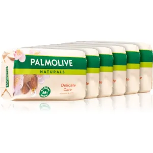 Palmolive Naturals Almond natürliche feste Seife mit Auszügen von Mandeln 6x90 g
