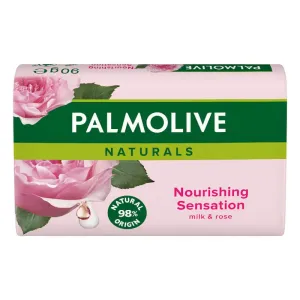 Palmolive Naturals Milk & Rose Feinseife mit Rosenduft 6x90 g