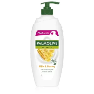 Palmolive Naturals Milk & Honey Creme-Gel für Bad und Dusche mit Milch und Honig mit Pumpspender 750 ml