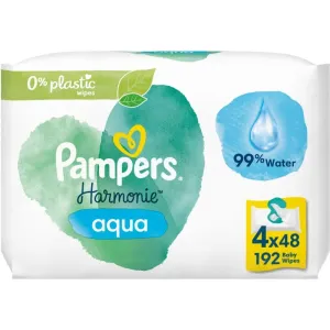 Pampers Harmonie Aqua feuchte Feuchttücher für Kinder 4x48 St