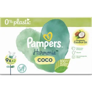 Pampers Harmonie Coconut Pure feuchte Feuchttücher für Kinder 9x42 St