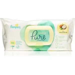 Pampers Pure Protection Coconut sanfte Feuchttücher für Kleinkinder für empfindliche Oberhaut 42 St