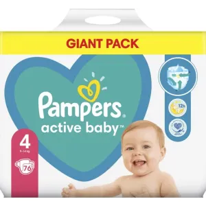 Pampers Active Baby Size 4 Einwegwindeln 9-14 kg 76 St