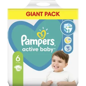 Pampers Active Baby Size 6 Einwegwindeln 13-18 kg 56 St