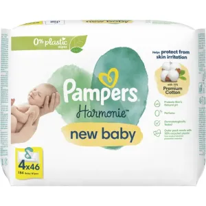Pampers Harmonie New Baby feuchte Feuchttücher für Kinder 4x46 St