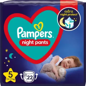 Pampers Night Pants Size 5 Einweg-Windelhöschen für die Nacht 12-17 kg 22 St