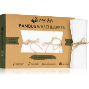 Pandoo Bamboo Washcloth Waschlappen 25 x 25 cm 6 St