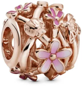 Pandora Bronze Perle mit rosa Blüten 788772C01