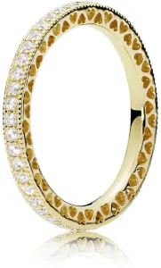 Pandora Ein glitzernder vergoldeter Ring Shine 168655C01 50 mm