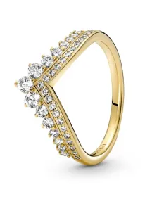 Pandora Schimmernder vergoldeter Tiara-Ring Shine 167736C01 52 mm