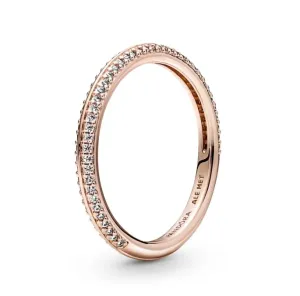 Pandora Glitzernder vergoldeter Ring Rose Me 189679C01 60 mm