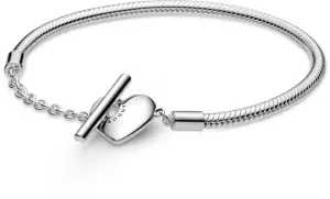 Pandora Silber Armband mit Herzen Moments 599285C00 16 cm #1232994