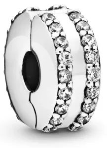 Pandora Silber glitzernde Perle mit Zirkonen 798422C01