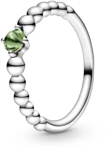 Pandora Silber Ring für Frauen die im August geboren sind 198867C10 50 mm