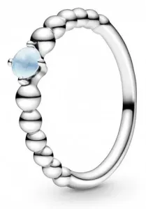 Pandora Silber Ring für Frauen, die im Dezember geboren sind 198867C07 50 mm