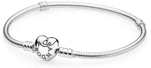 Pandora Silberarmband mit Herzverschluss 590719 16 cm
