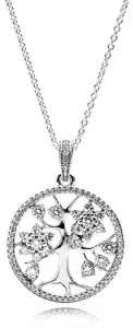 Pandora Silberkette Stammbaum 390384CZ-80 (Halskette, Anhänger)