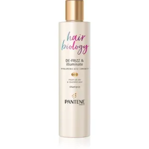 Pantene Hair Biology De-Frizz & Illuminate Shampoo für trockenes und gefärbtes Haar 250 ml