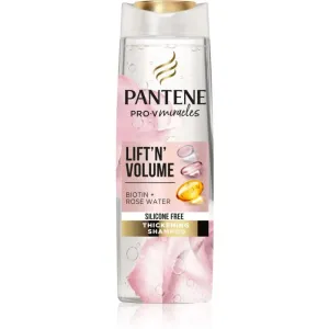 Pantene Shampoo zur Wiederherstellung der Haardichte Miracles Biotin + Rose Water (Lift`n` Volume Thickening Shampoo) 300 ml
