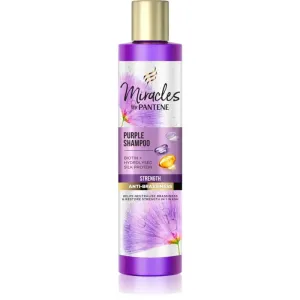 Pantene Lila Shampoo Pro-V Miracles Strength & Anti-Brassiness (Purple Shampoo) 225 ml