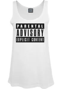 Parental Advisory T-Shirt Logo White L