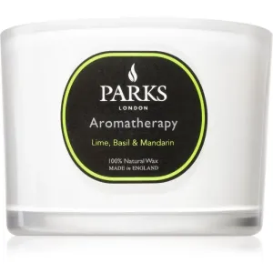 Parks London Aromatherapy Lime, Basil & Mandarin Duftkerze 80 g