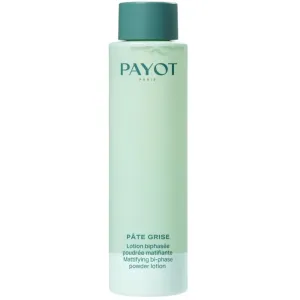 Payot Pâte Grise Mattifying Bi-Phase Powder Lotion reinigendes Gesichtswasser für fettige und Mischhaut 200 ml