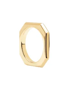PDPAOLA Elegantervergoldeter Ring SIGNATURE LINK Gold AN01-378 56 mm