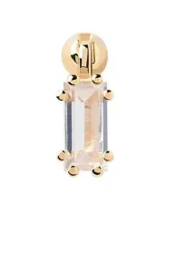 PDPAOLA Feiner vergoldeter Single-Ohrring mit Zirkon ALI Gold PG01-723-U