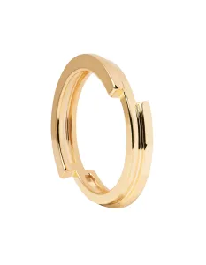 PDPAOLA Minimalistischer vergoldeter Ring Genesis Essentials AN01-898 48 mm