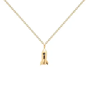 PDPAOLA Originale vergoldete Halskette für Mutter und Tochter INFINITY & BEYOND Gold CO01-189-U (Halskette, Anhänger)