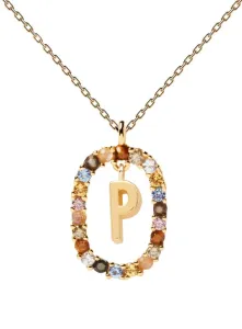 PDPAOLA Schöne vergoldete Halskette Buchstabe 