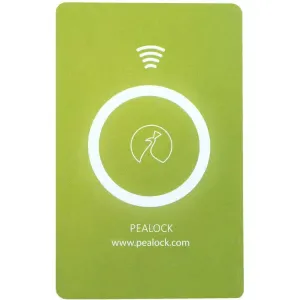 Pealock NFC Karte Karte für das Schloss, grün, größe os