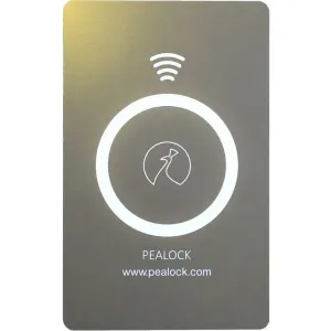 Pealock NFC Karte Karte für das Schloss, schwarz, größe os
