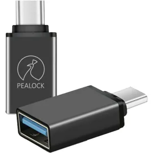 Pealock USB C REDUZIERER USB Reduzierer, schwarz, größe os