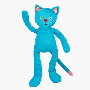 Pecičky Cherry Belly - warmes Stofftier Blue Cat